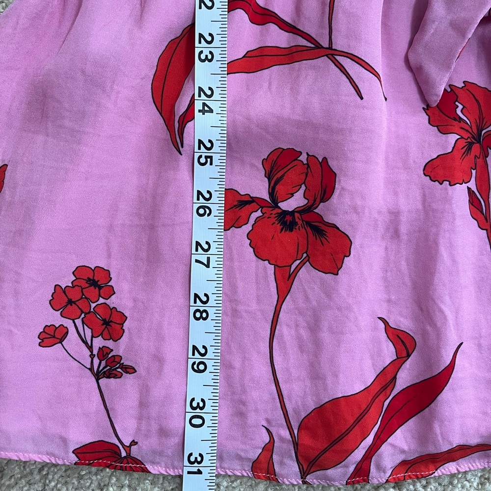 Parker Larissa Floral mini dress halter sleeveless in Maiden Lane XS - Picture 7 of 9